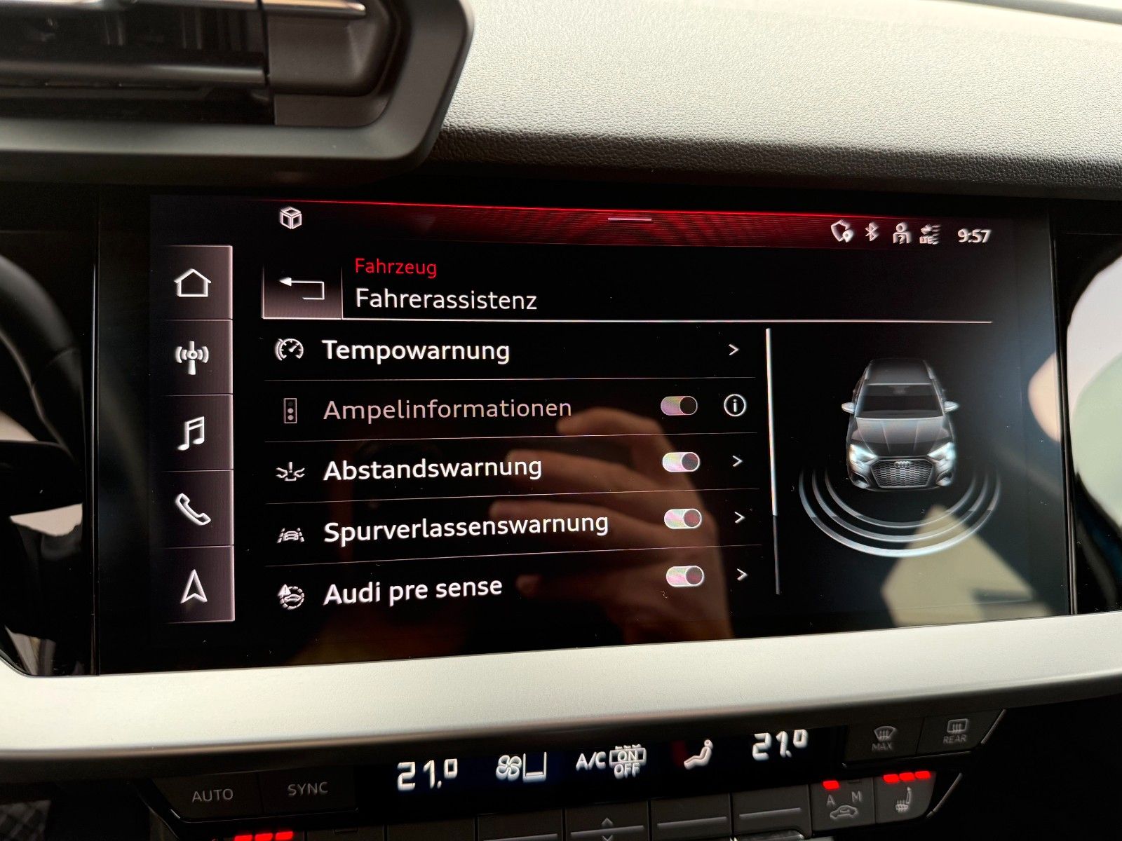 Fahrzeugabbildung Audi A3 Sportback35TFSI advaMatrix,SHZ.APP,DSG,Headup